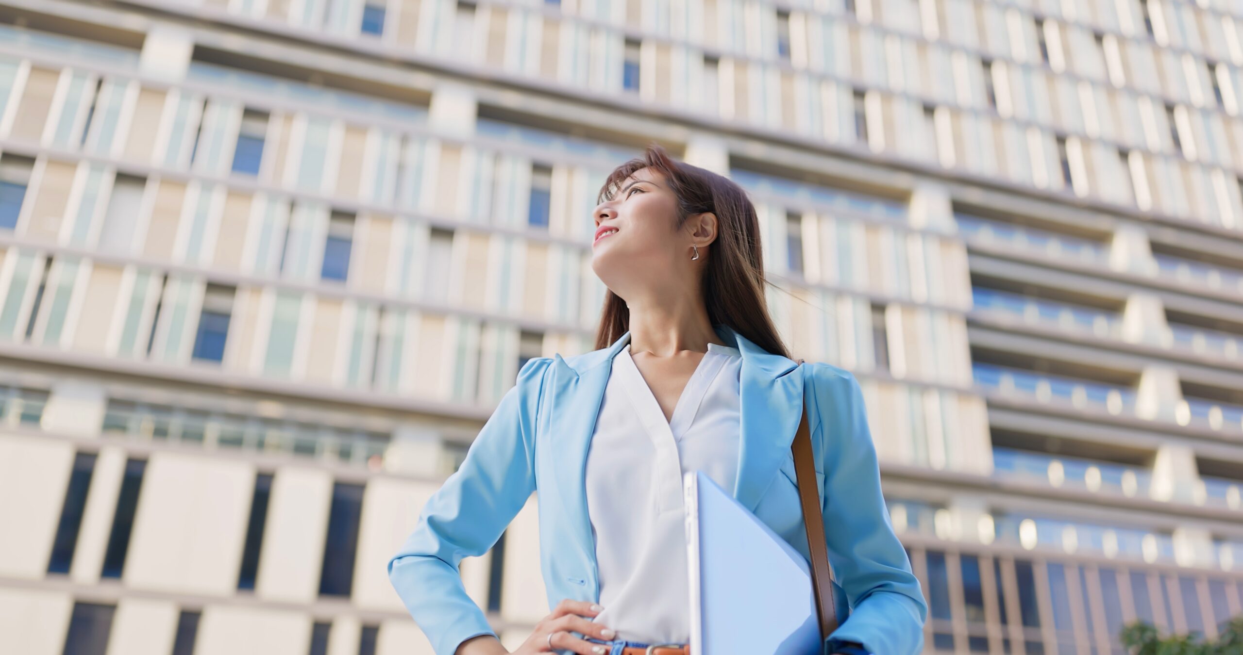 confident professional aiming for leadership